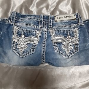 Rock revival size 25 Bermuda shorts